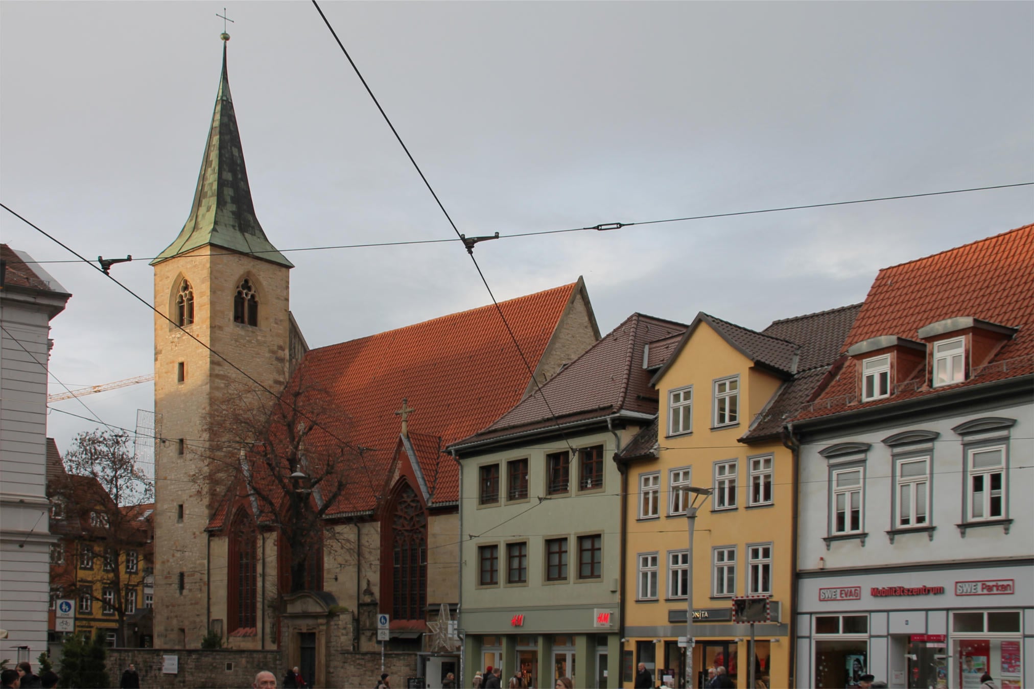 Kirche St. Severi Erfurt mit Dom und Domplatz